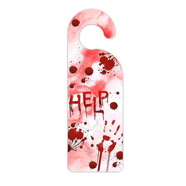 Tag Para Maçaneta - Help Halloween  - 1 unidade - Cromus - Rizzo
