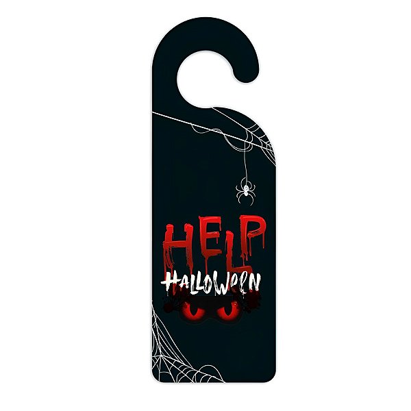 Tag Para Maçaneta - Help Halloween  - 1 unidade - Cromus - Rizzo