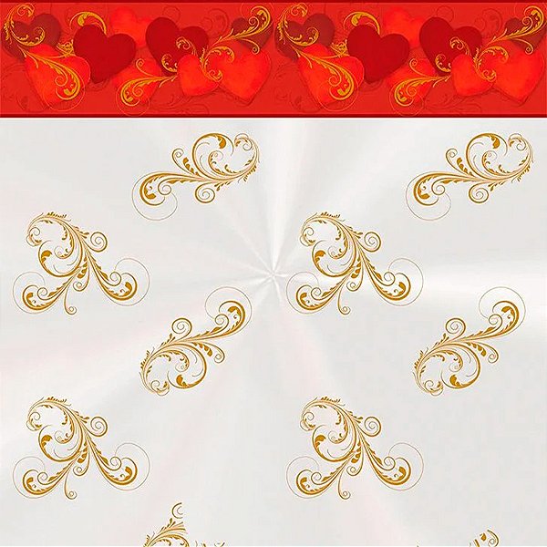 Saco Transparente 45x59cm Ester Barrado - 25 unidades - Cromus - Rizzo