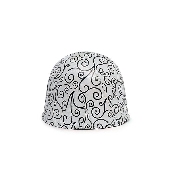 Papel Chumbo 8x7,8cm - Arabesco Branco/Preto - 300 unidades - Cromus - Rizzo