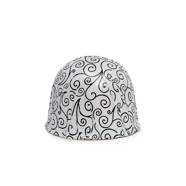 Papel Chumbo 10x9,7cm - Arabesco Branco/Preto - 300 unidades - Cromus - Rizzo