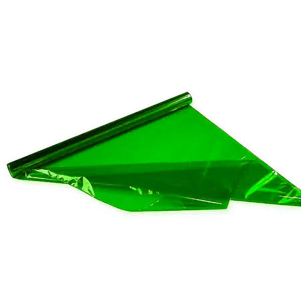 Papel Celofane Verde Claro 1m x 85cm - 5 unidades - Cromus - Rizzo