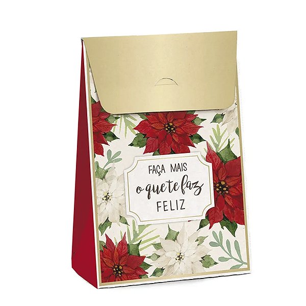 Caixa Trapézio Poinsetia - 1 unidade - Cromus - Rizzo
