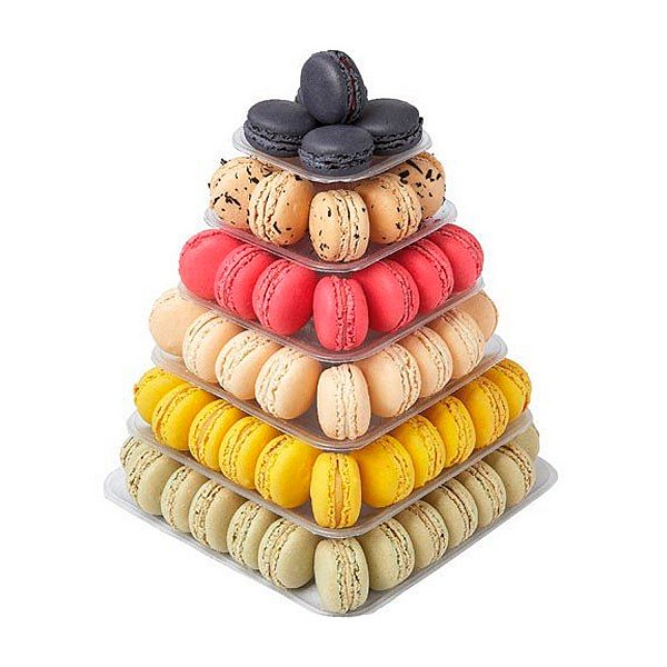 Pirâmide para Macarons 6 Pisos - 1 unidade - Rizzo