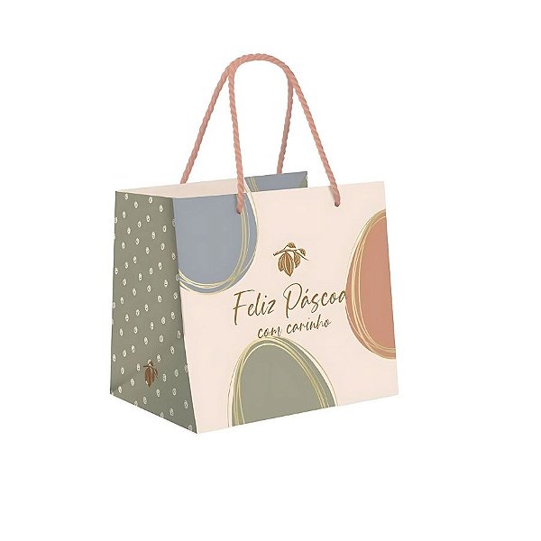 Sacola Premium Para Caixa Meio Ovo de 250g a 350g - Tonal - 30x26x14cm - 1 unidade - Cromus - Rizzo