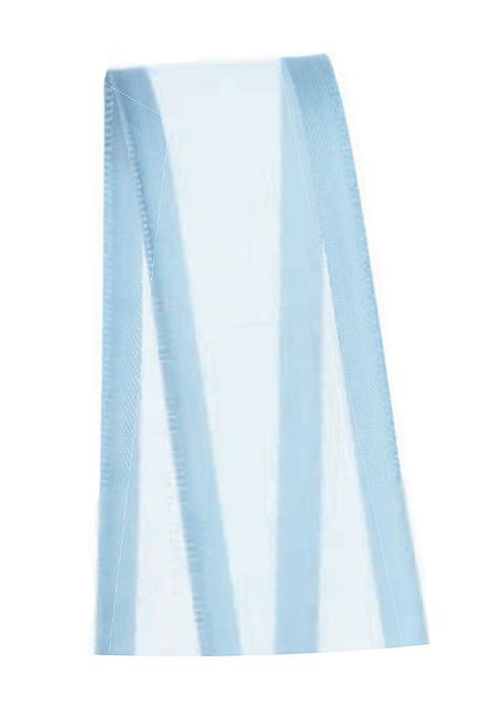Fita Voal com Cetim Progresso 22mm nº5 - 10m Cor 212 Azul Bebê - 01 unidade