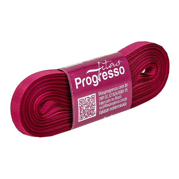 Fita Gorgurão Progresso 7mm nº1 - 10m Cor 303 Pink - 01 unidade