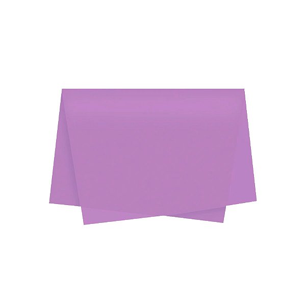 Papel de Seda - 50x70 - Lilás Claro - 10 unidades - Rizzo
