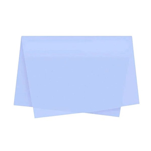 Papel de Seda - 50x70cm - Azul Serenity - 10 unidades - Rizzo