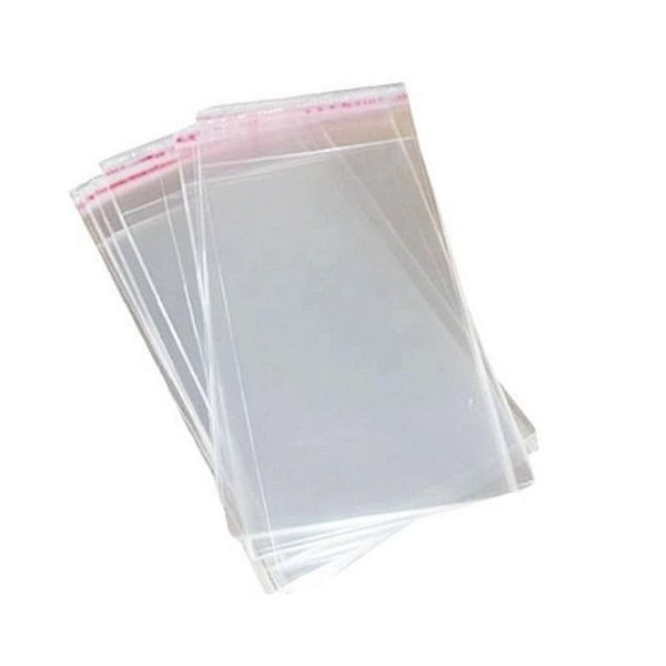 Saco Adesivado com furo - 12 x 15cm - Rizzo