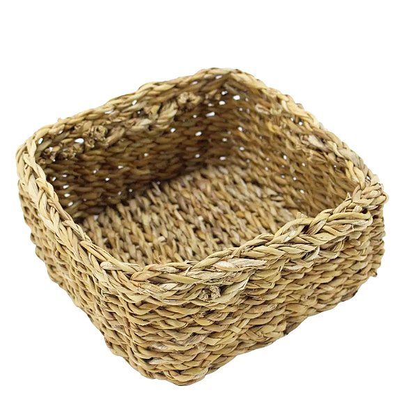 Cesta Decorativa Aimore de Seagrass - 18x18x8cm - 1 unidade - Rizzo