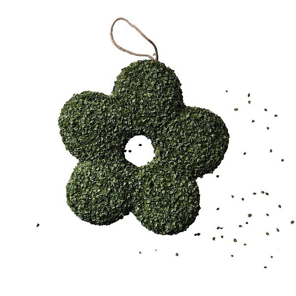 Guirlanda de Flores - Verde - 22cm - 1 unidade - Rizzo
