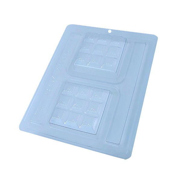 Forma de Acetato Especial Tablete Quadrado - Ref.10614 - 1 unidade - BWB - Rizzo