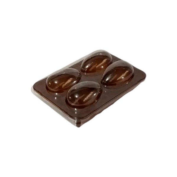 Blister Bandeja 4 Ovos da Pascoa - 50g - Chocolate - 5 unidades - Rizzo
