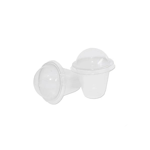 Mini Copo Bolha com Tampa - 25ML - 25 unidades - Rizzo