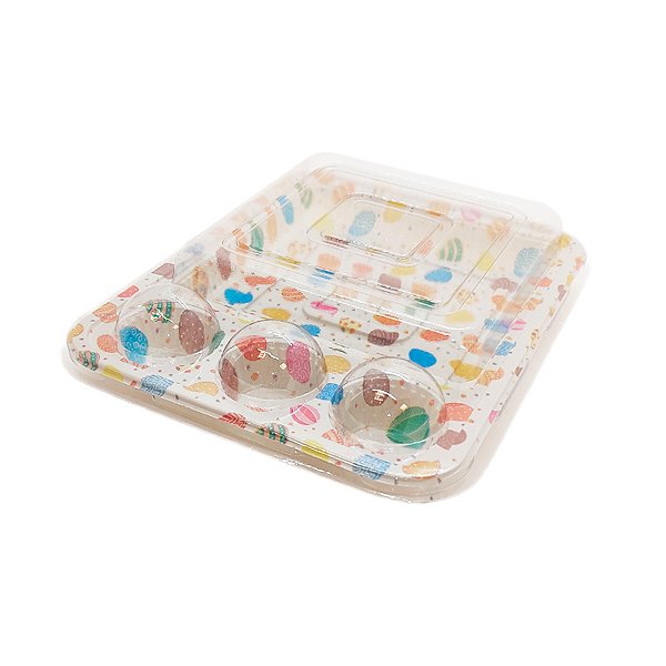 Blister 3 Brigadeiros e 1 fatia de bolo - Ovo - 10 unidades - Rizzo