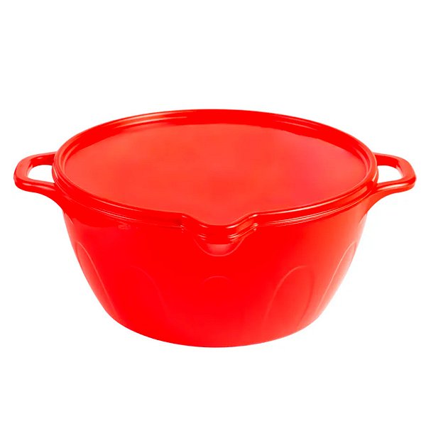 Caçarola com Tampa Vermelha - 2l - 1 unidade - BlueStar - Rizzo