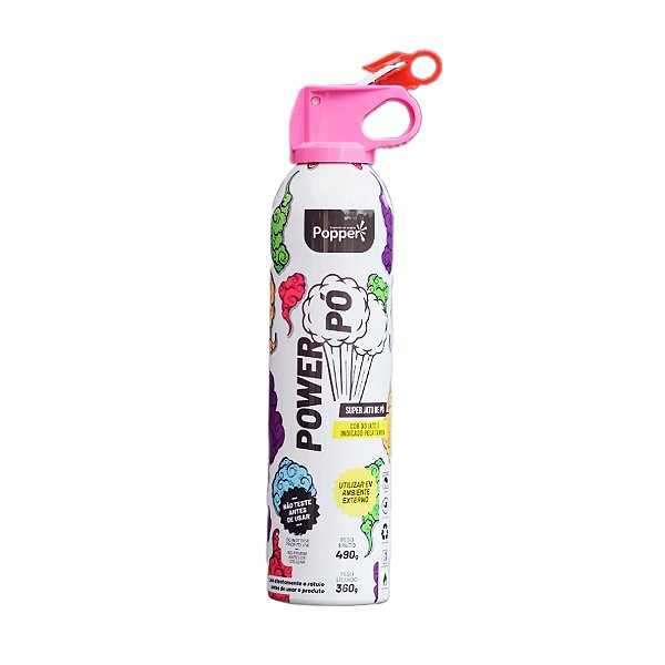 Jato em Pó Power - Pink - 490g - 1 unidade - Popper - Rizzo