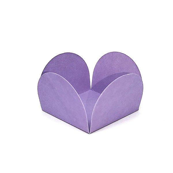 Forminhas para Doces 4 Pétalas Violeta  - 50 unidades - FunFestas - Rizzo