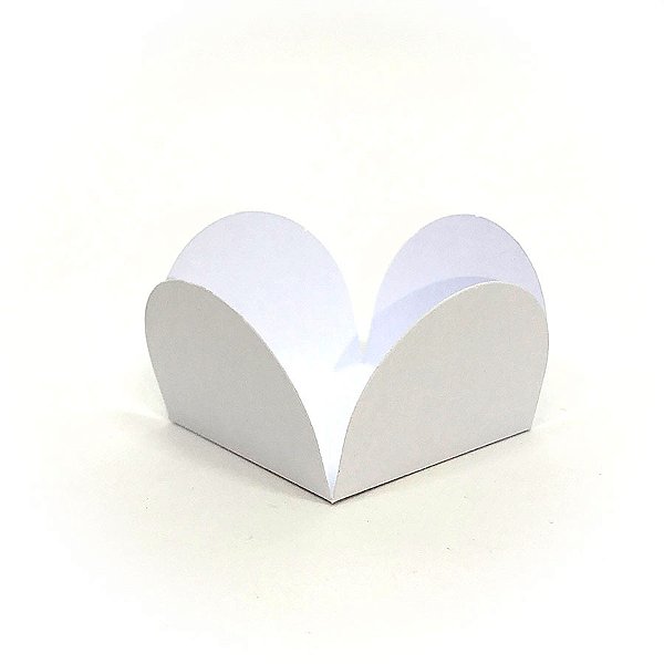 Forminhas para Doces 4 Pétalas Branco  - 50 unidades - FunFestas - Rizzo