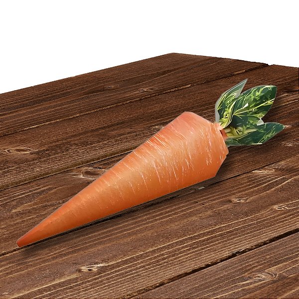 Enfeite Decorativo De Páscoa - Cenoura De Papel - 29,5x6,5cm - 5 unidades - Rizzo