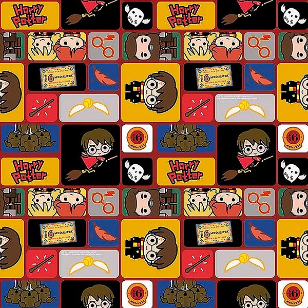 Folha para Ovos de Páscoa Harry Potter 69x89cm - 25 unidades - Cromus - Rizzo