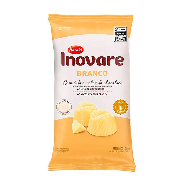 Inovare Gotas de Chocolate Branco - 2,05kg - 1 unidade - Harald - Rizzo