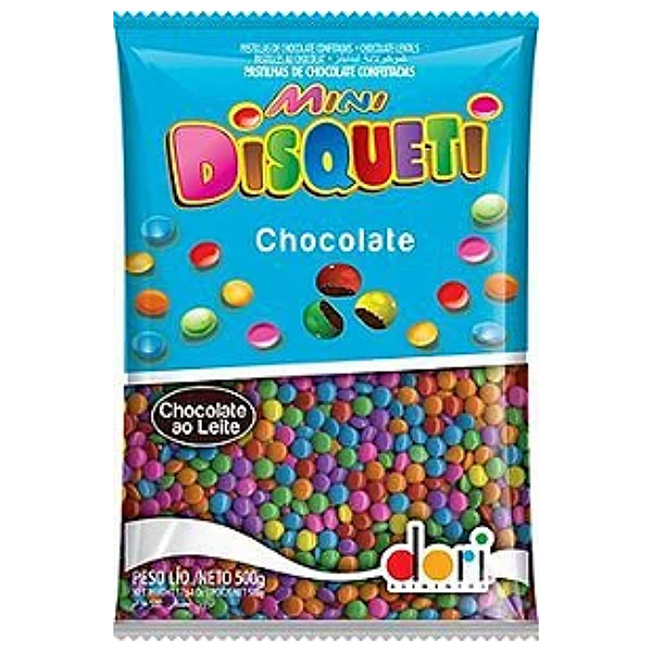Mini Disqueti Chocolate ao Leite 500g - Dori - Rizzo