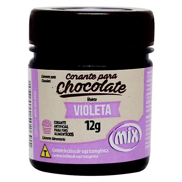 Corante em Pasta para Chocolate Violeta 12g Mix