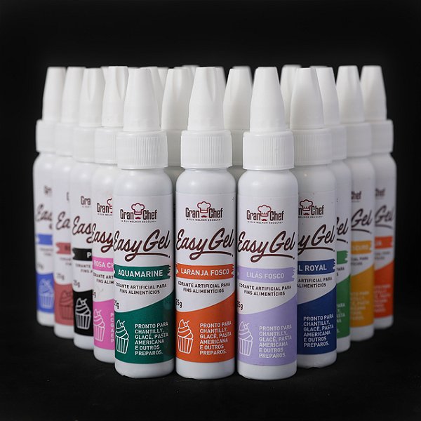 Corante Easy Gel - 25g GranChef Rizzo Confeitaria
