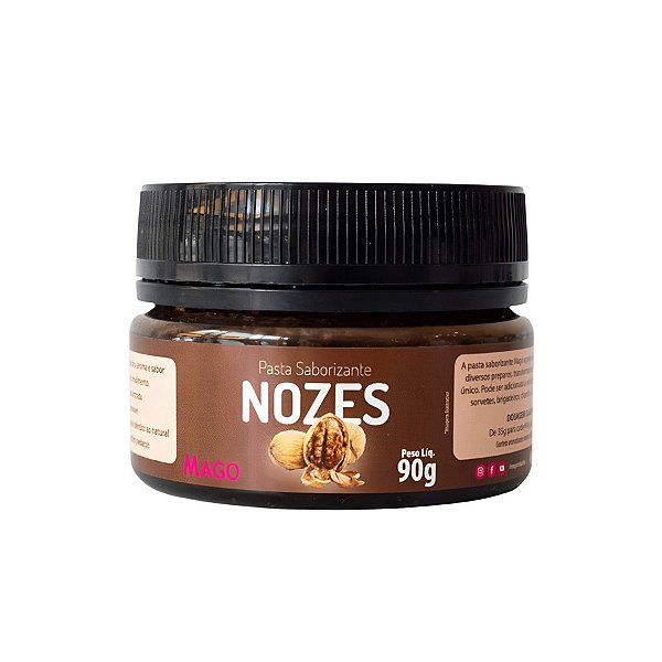 Pasta Saborizante Sabor Nozes - 90g - 1 unidade - Mago - Rizzo