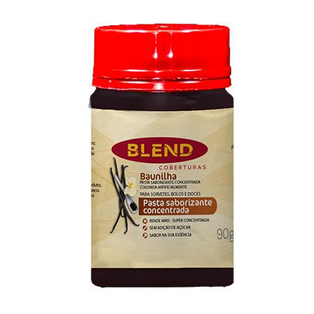 Pasta Saborizante Sabor Baunilha - 90g - Blend
