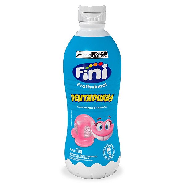 Calda para Sorvete Dentaduras - 1kg - 1 unidade - Fini - Rizzo