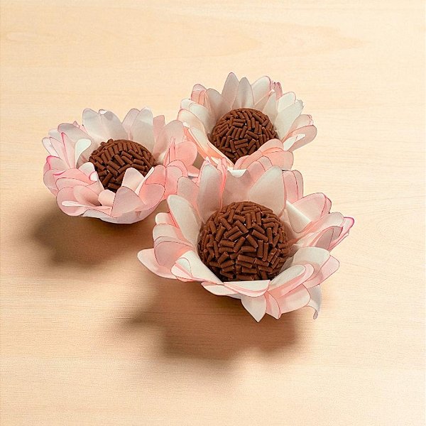 Forminha para Doces Finos - Madri Creme - 30 unidades - Decora Doces - Rizzo