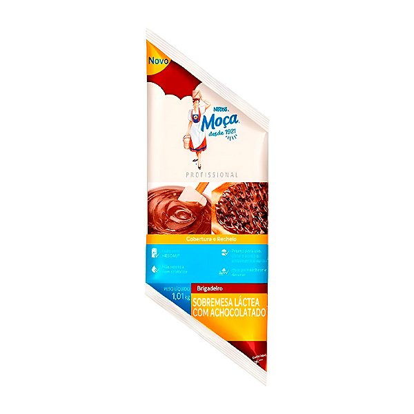 Cobertura e Recheio Sabor Brigadeiro - Moça - 1,01kg  - 1 unidade - Nestlé - Rizzo