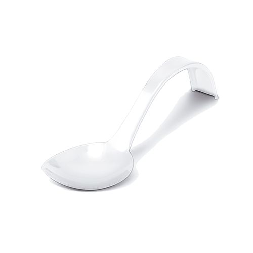 Colher Curvada Transparente - 10 unidades - 13 cm - Rizzo