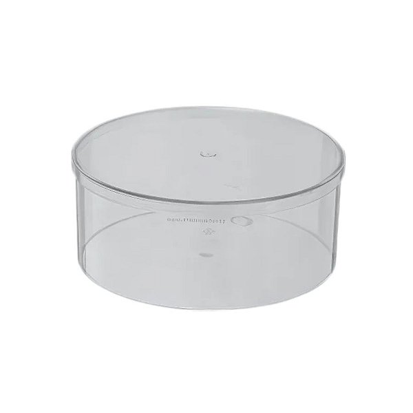 Caixa Acrilica Transparente Redonda - 12cm - 1 unidade - Rizzo