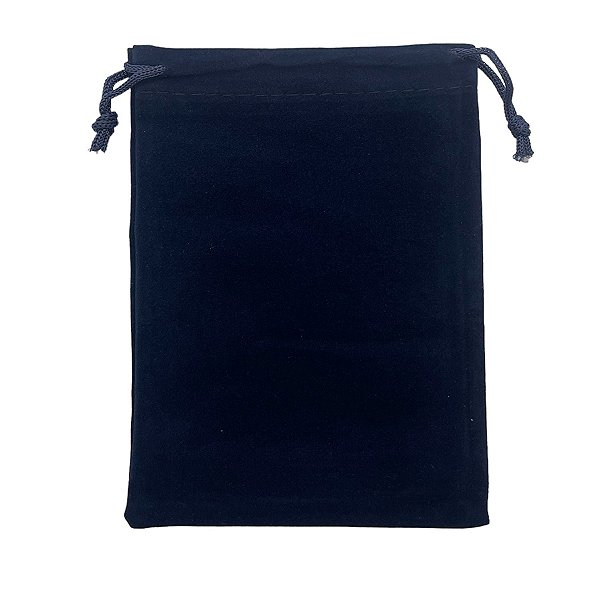 Saquinho de Veludo Premium - Azul Escuro - 14x20cm - 10 unidades - Rizzo
