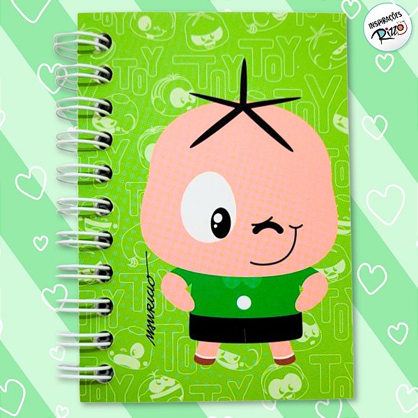 Caderninho de Anotações - Cebolinha - Turma da Mônica - 50 Folhas - 7x10cm - 1 unidade - Rizzo