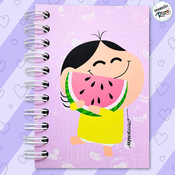 Caderninho de Anotações - Magali - Turma da Mônica - 50 Folhas - 7x10cm - 1 unidade - Rizzo