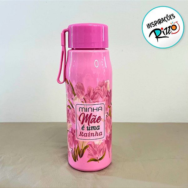 Garrafa Squeeze - Minha Mãe é uma Rainha - 500ml - 1 unidade - Rizzo