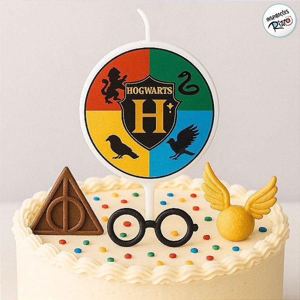 Vela Plana - Harry Potter New - 1 unidade - Festcolor - Rizzo