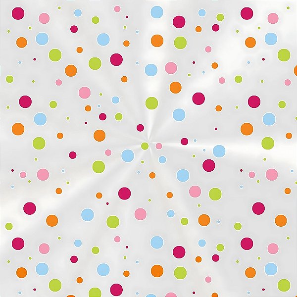 Saco Transparente Decorado - Colore - 10x14cm - 100 unidades - Cromus - Rizzo