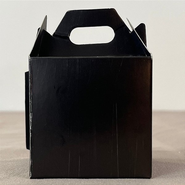 Caixa Sacolinha S0 (7,5x5x5cm) Preta - 10 unidades - Rizzo