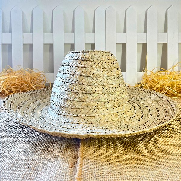 Chapéu De Palha Caipira - 35cm - 1 unidade - Rizzo