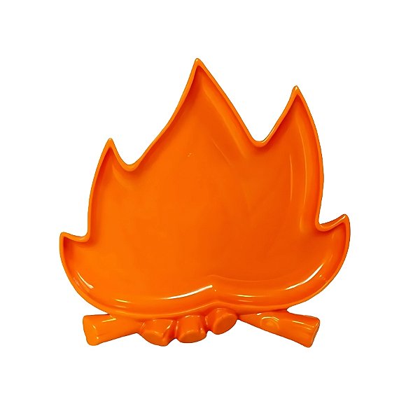 Bandeja Decorativa - Fogueira Laranja - 1 unidade - Rizzo