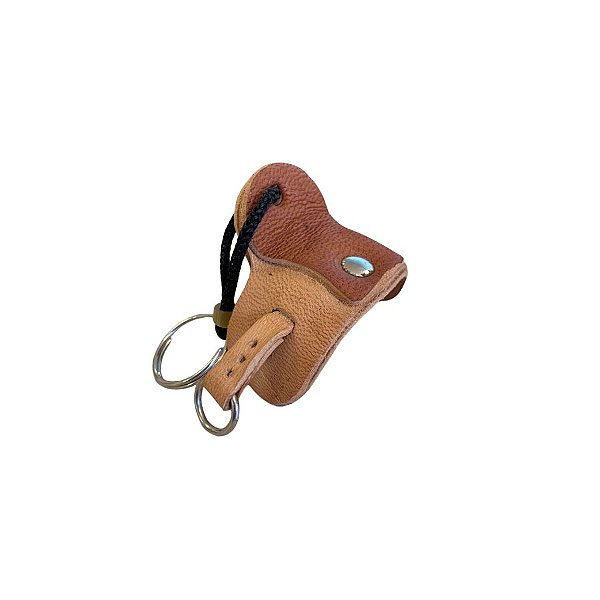 Chaveiro Lembrancinha Sela De Couro - 6cm - 1 unidade - Rizzo