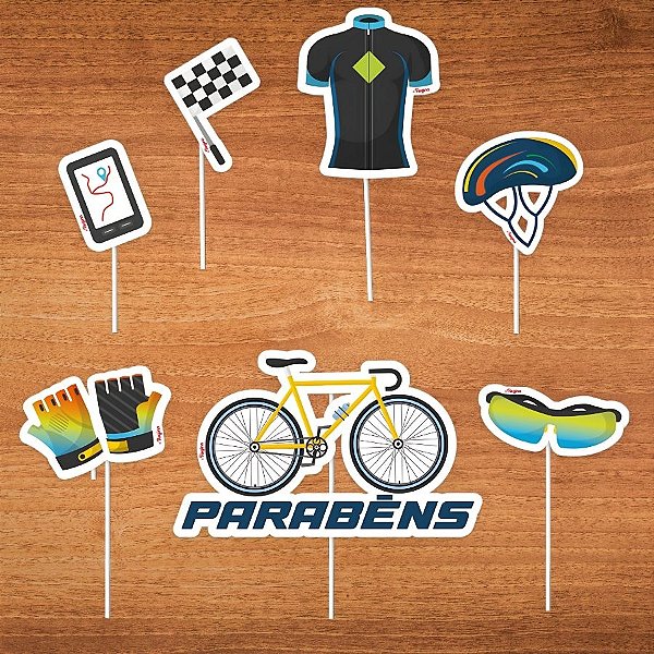 Topo De Bolo - Ciclismo - 7 unidades - Regina - Rizzo