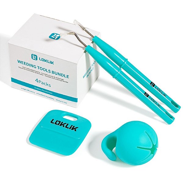 Kit 4 Ferramentas para Depilação em Vinil - 4 unidades - Loklik - Rizzo