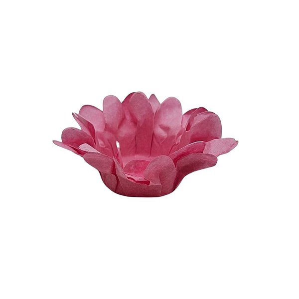Forminha Para Doces Finos - Margaridinha Rosa Claro - 30 unidades - Floretta Fest - Rizzo